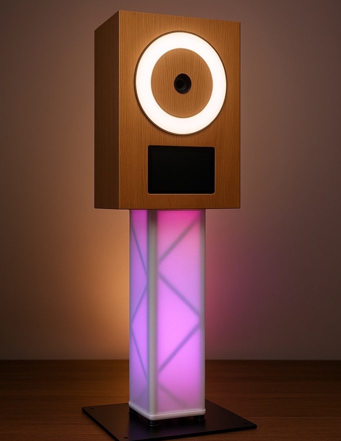 Fotobox KLICKBOX als KI Ansicht. 